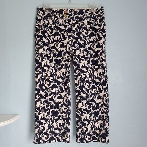 Lilly Pulitzer Horse print corduroy pants D13